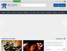 Tablet Screenshot of hetraam.nl